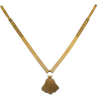 Produktbild von Lakota Jagdhalsband für Pferde aus Leder in Beige und Braun