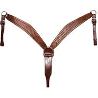 Produktbild von Lakota Jagdhalsband für Pferde aus Leder in Braun