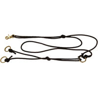 Produktbild von Lakota Martingale für Pferde aus Seil in Schwarz