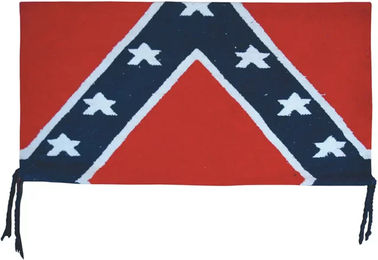 Produktbild von Lakota Pferdedecke mit Flaggenmuster in Rot und Bunt