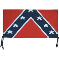 Produktbild von Lakota Pferdedecke mit Flaggenmuster in Rot und Bunt