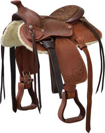 Produktbild von Lakota Prime Ponysattel aus Leder in Braun