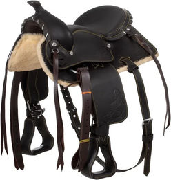 Produktbild von Lakota Prime Pro Ponysattel aus Leder in Braun oder Schwarz