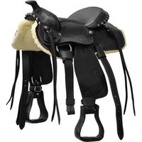 Produktbild von Lakota Prime Pro Ponysattel aus Leder in Schwarz