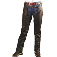 Produktbild von Lakota Pull-Up-Chaps im Western-Stil aus Leder für Unisex in Braun XXL