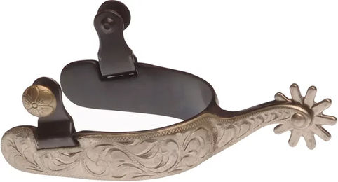 Produktbild von Lakota Reitsporn Bruniti Stretti Flowers in Braun und Silber