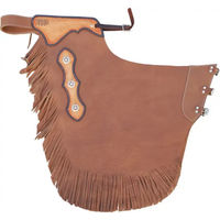 Produktbild von Lakota Rodeo Mini-Chaps aus Leder für Pferde in Braun Größe L