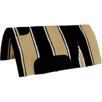 Produktbild von Lakota Sattelunterlage für Pferde mit Leder-Patch im Navajo Design in Beige und Bunt