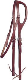 Produktbild von Lakota Soft Line Era Öffnungs-Zügel für einohrige Pferde aus Leder in Braun