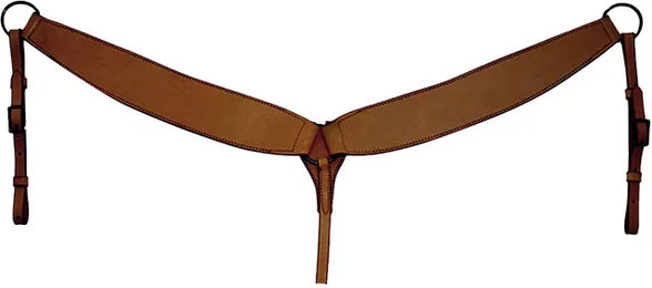 Lakota Western-Halsband aus weichem Leder in Braun – Bild 1 von 1