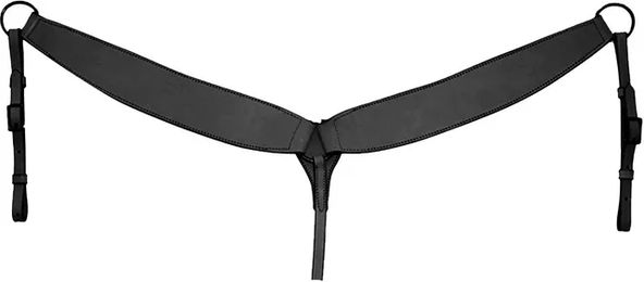 Produktbild von Lakota Western-Halsband aus weichem Leder in Schwarz