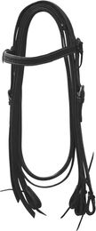 Produktbild von Lakota Western-Pferdezaumzeug aus Leder für Ponys in Schwarz