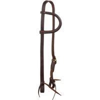Produktbild von Lakota Western-Reitbride mit einem Ohr aus Leder in Braun