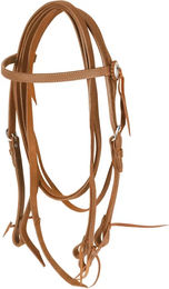 Produktbild von Lakota Western-Reithalfter aus Leder für Pferde in Braun
