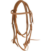 Produktbild von Lakota Western-Reithalfter aus Leder für Pferde in Braun