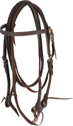 Produktbild von Lakota Western-Reithalfter aus Leder für Pferde in Braun