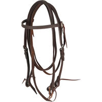 Produktbild von Lakota Western-Reithalfter aus Leder für Pferde in Braun