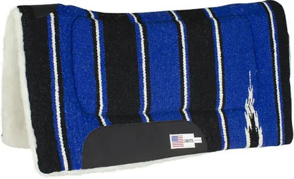 Lakota Western-Sattel-Unterlage für Pferde in Blau und Bunt – Bild 1 von 1
