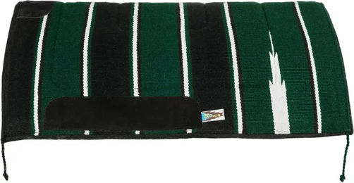 Produktbild von Lakota Western-Sattelunterlage aus Filz für Pferde in Grün