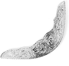 Produktbild von Lakota Western-Sattelwinkelgarnitur mit Silber in Größe L