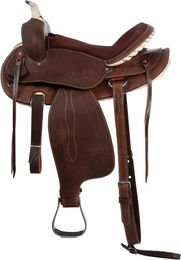 Produktbild von Lakota Westernsattel für Pferde aus Leder in Braun