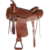 Produktbild von Lakota Westernsattel Stondata Silver Wire für Pferde aus Leder in Braun und Silber