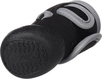 Laky Hundeschuhe Flamingo Schwarz XS aus Polyester mit reflektierenden Elementen und wasserabweisender Eigenschaft 2 Stück – Bild 1 von 2