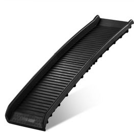 LALAHO Klappbare Hundetreppe für den Kofferraum aus Kunststoff Schwarz 160 x 39 cm – Bild 1 von 5