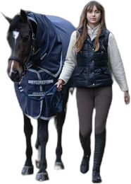 Produktbild von Lami-Cell Armadillo Outdoor-Decke für Pferde Blau 1200D Polyester