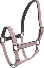 Produktbild von Lami-Cell Charming Pferd Halfter in Schwarz und Rosa