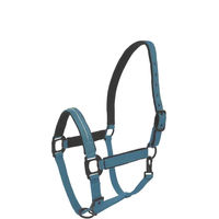 Produktbild von Lami-Cell Charming Pferdehalfter Full in Schwarz Türkis Blau