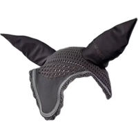 Produktbild von Lami-Cell Classical Fliegenhaube für Pferde aus Lycra in Grau