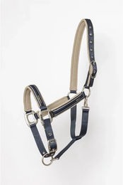 Produktbild von Lami-Cell Elegance Pony Halfter aus Fleece in Blau oder Beige