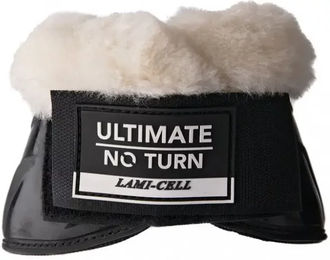 Produktbild von Lami-Cell Hufglocken No Turn aus Schafsfell und Kunststoff Schwarz Größe S