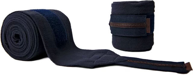 Produktbild von Lami-Cell Polobänder für Pferde Gamaschen aus Fleece in Blau Vintage