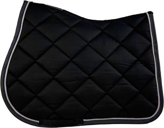 Produktbild von Lami-Cell Sattelunterlage Elegance für Pferde aus Baumwolle Schwarz