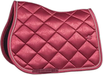 Produktbild von Lami-Cell Sattelunterlage für Pferde Floral Rosa aus Polyester
