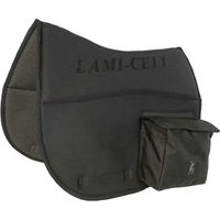 Produktbild von Lami-Cell Sattelunterlage mit Taschen für Pferde Schwarz
