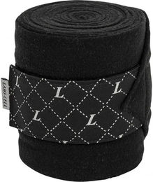 Produktbild von Lami-Cell Venus Polobänder Gamaschen aus Fleece Schwarz für Pferde