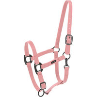 Produktbild von Lami-Cell Vibes Pferd Halfter aus Kunststoff in Schwarz und Rosa