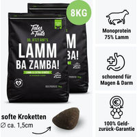 Produktbild von LammBa Zamba! Kroketten mit Lamm zur Unterstützung der Verdauung von Tales and Tails GmbH