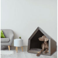 Produktbild von Lamoha Hundehütte in Dunkelgrau Größe S