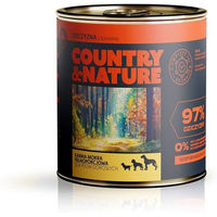 Produktbild von LAND & NATUR Nassfutter für erwachsene Hunde mit Wild und Wildschwein in Sauce 850g - 850 g