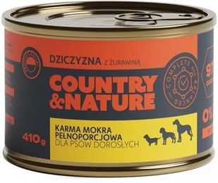 Produktbild von LAND & NATUR Nassfutter für Katzen Adult Wildschwein Stückchen in Sauce 410g - 410 g