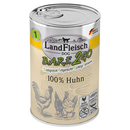 Produktbild von LandFleisch B.A.R.F. 2GO Huhn Monoprotein getreidefrei 6x 400 g - 6 x 400 g