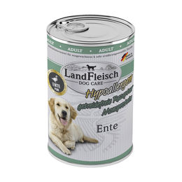 Landfleisch Care Hypoallergen Ente Nassfutter für Hunde Monoprotein getreidefrei 6 x 400g – Bild 1 von 3