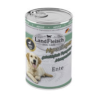 Produktbild von Landfleisch Care Hypoallergen Ente Nassfutter für Hunde Monoprotein getreidefrei 6 x 400g