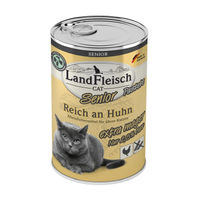 Produktbild von LandFleisch Cat Senior Katzenpastete Huhn extra mager 6x400g