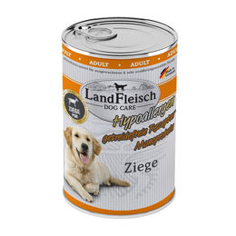 Landfleisch Dog Care Hypoallergen Hundefutter Ziege Monoprotein Stückchen in Soße 6x400 g - 6 x 400 g – Bild 1 von 2