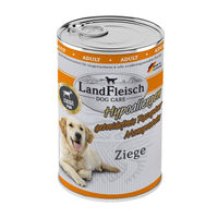 Produktbild von Landfleisch Dog Care Hypoallergen Hundefutter Ziege Monoprotein Stückchen in Soße 6x400 g - 6 x 400 g